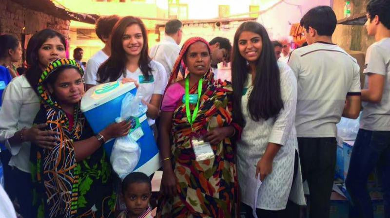 Teens raise Rs 4 lakh for drinking water in slums